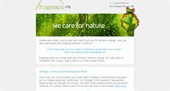 Desktop Screenshot of frogleaps.org